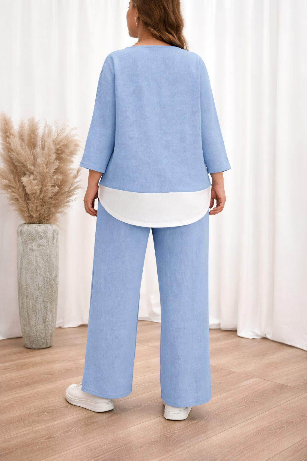 Sky Blue Women’s Soft Lounge Wear Suit
