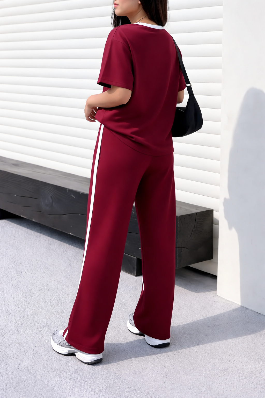 Maroon Women’s Soft Lounge Wear Suit